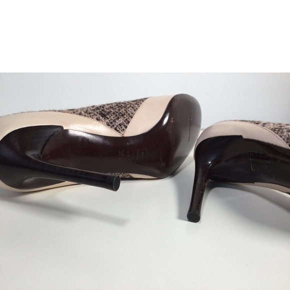 Missoni Italy Heels Women Beige US 7.5 - Picture 7 of 9